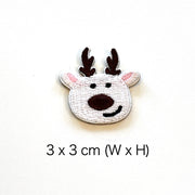 Embroidered Patches Custom Sticker-On Name Tag, Set of 9 Christmas